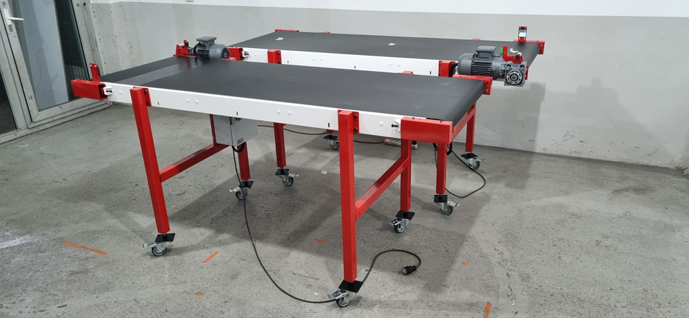 Düz Tip PVC Bantlı Konveyörler