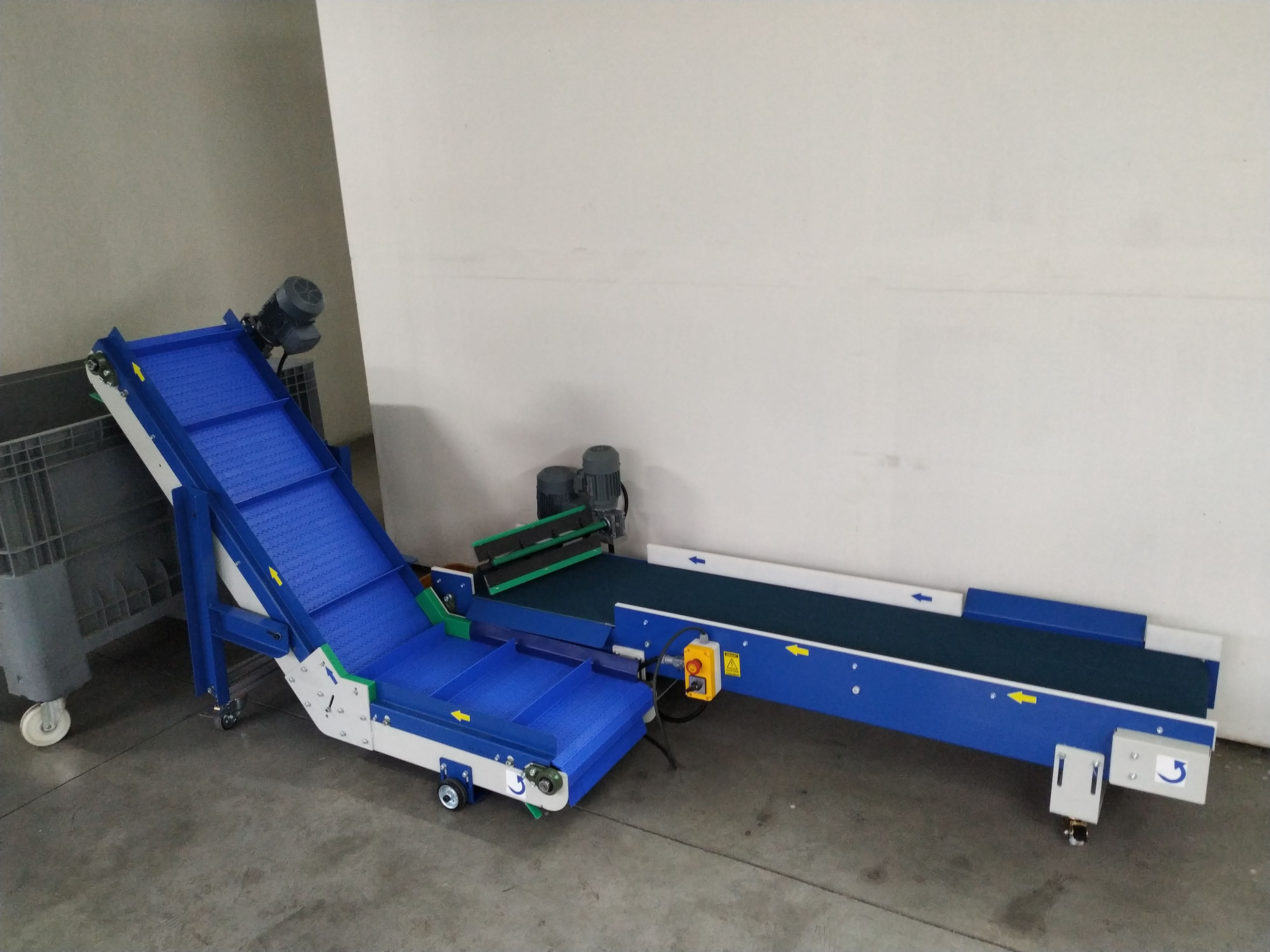 L Tipi Modüler Bantlı Konveyörler