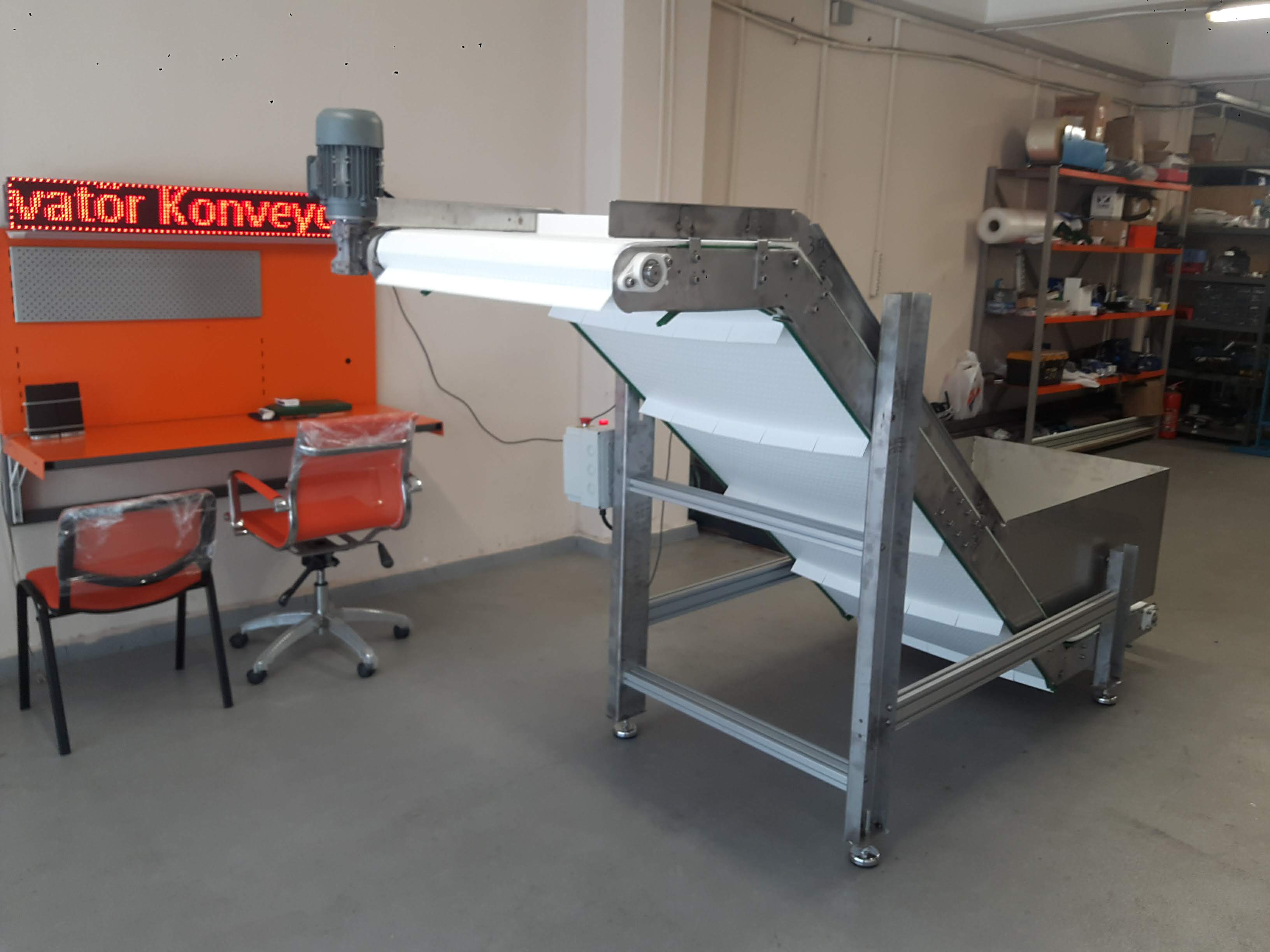 Z Tipi Modüler Bantlı Konveyörler